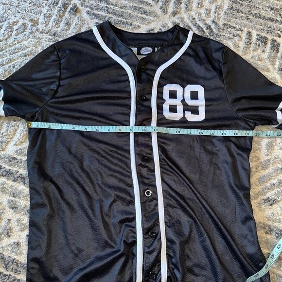 Bart Lisa Simpsons Jersey Black White 89 - Picture 11 of 12